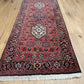 Orientteppich handgeknüpft Bidjar Korkwolle 290x80 cm