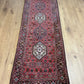 Orientteppich handgeknüpft Bidjar Korkwolle 290x80 cm