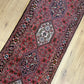 Orientteppich handgeknüpft Bidjar Korkwolle 290x80 cm