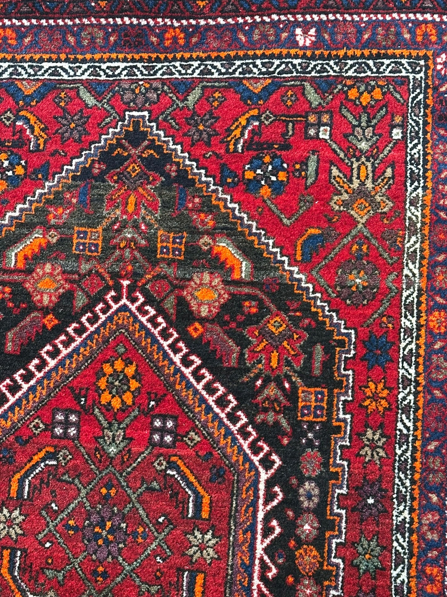 Orientteppich handgeknüpft Malayer 132x86 cm