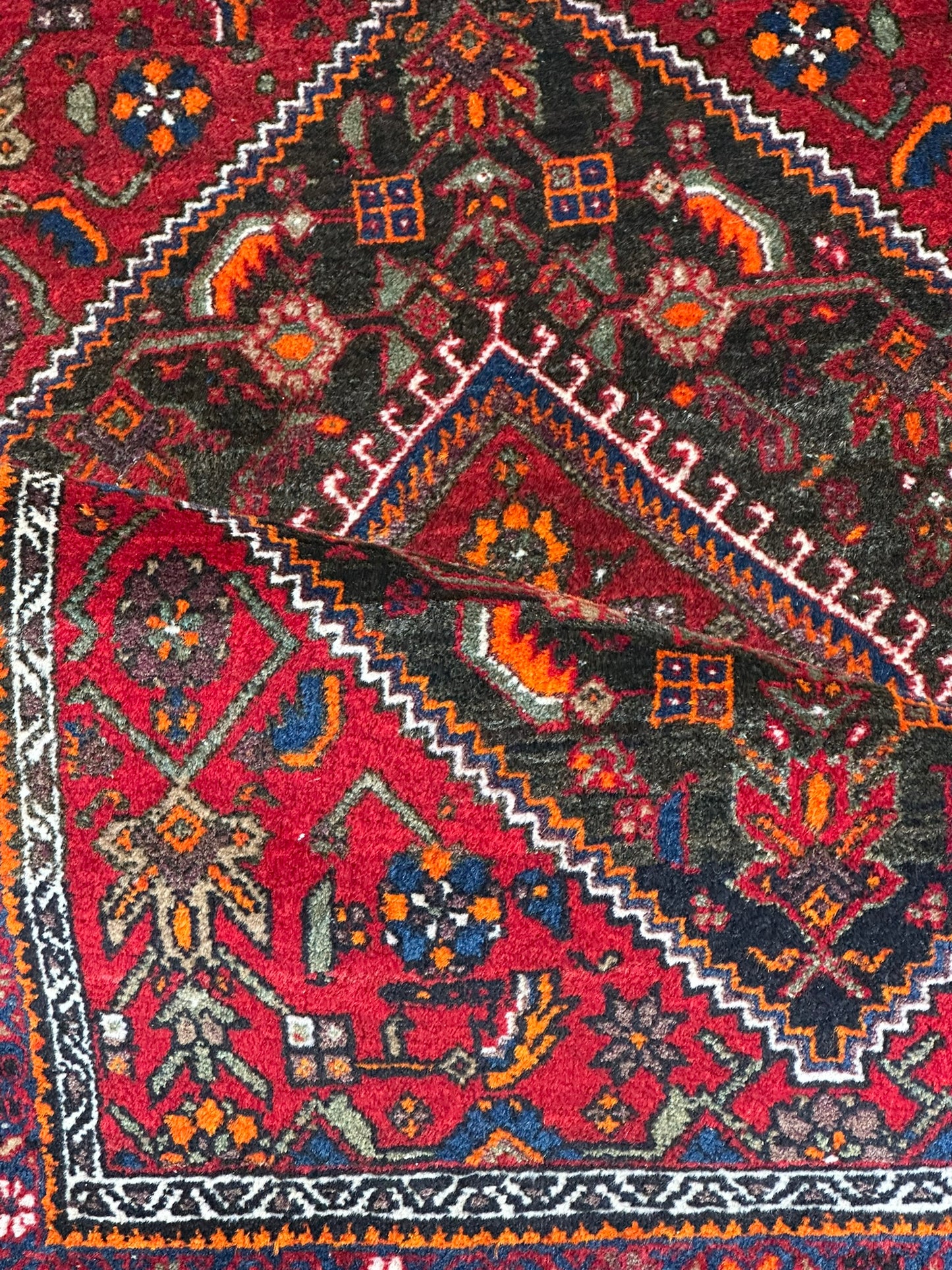 Orientteppich handgeknüpft Malayer 132x86 cm