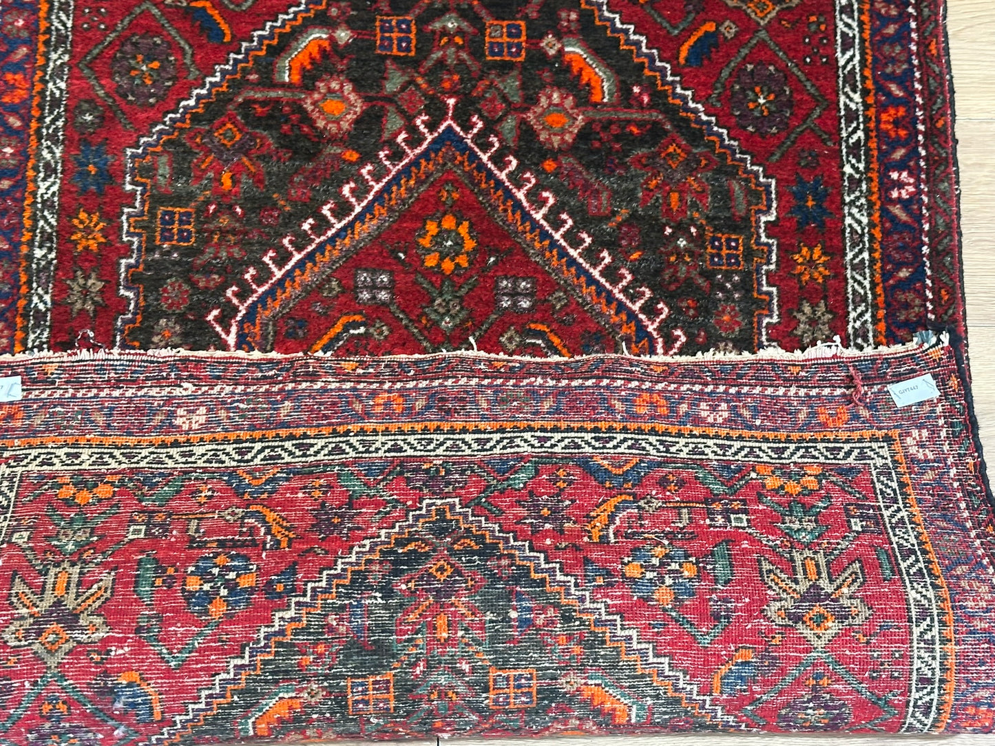 Orientteppich handgeknüpft Malayer 132x86 cm