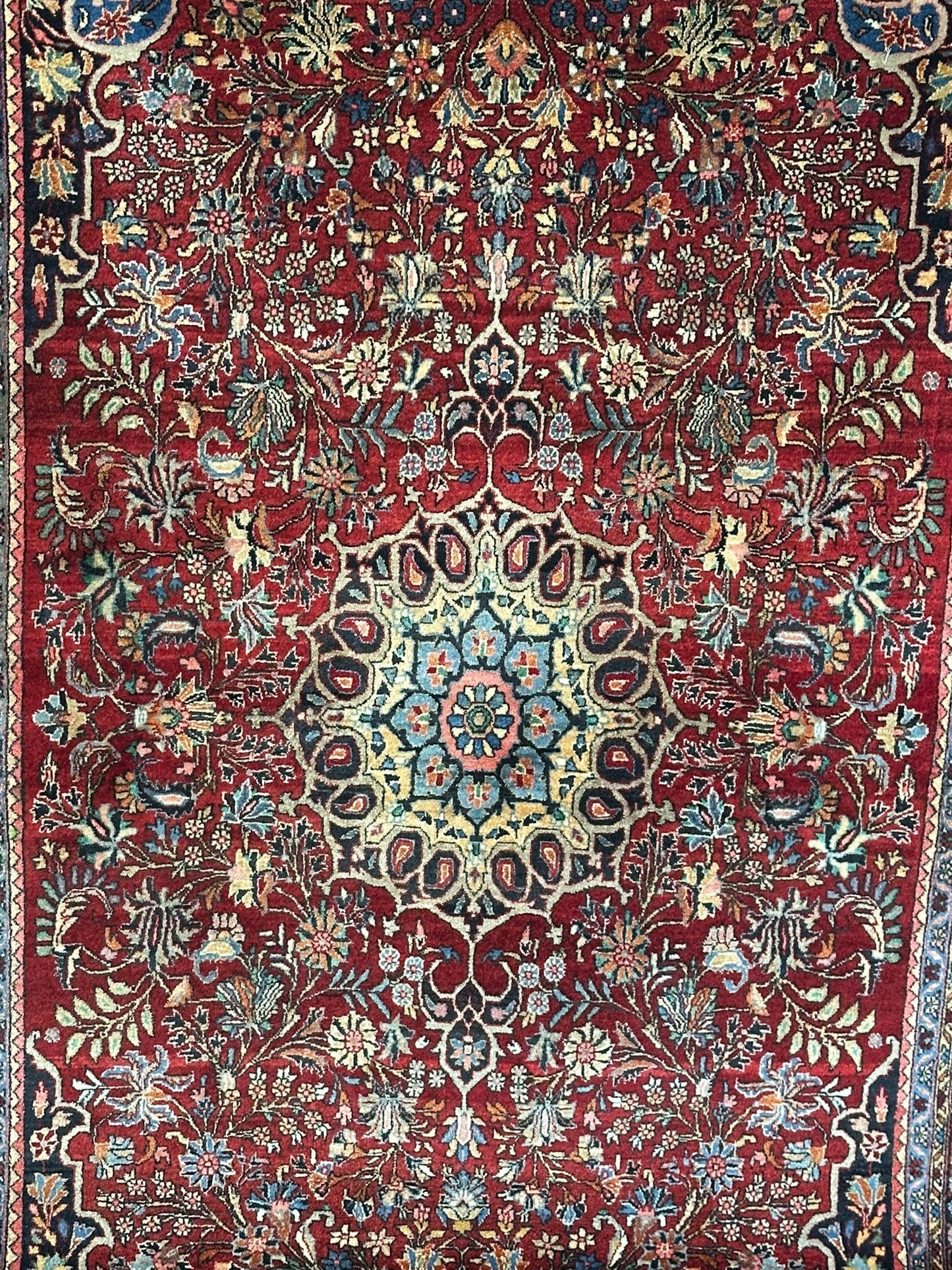 Semi Antik Orientteppich handgeknüpft Bidjar 243x143 cm
