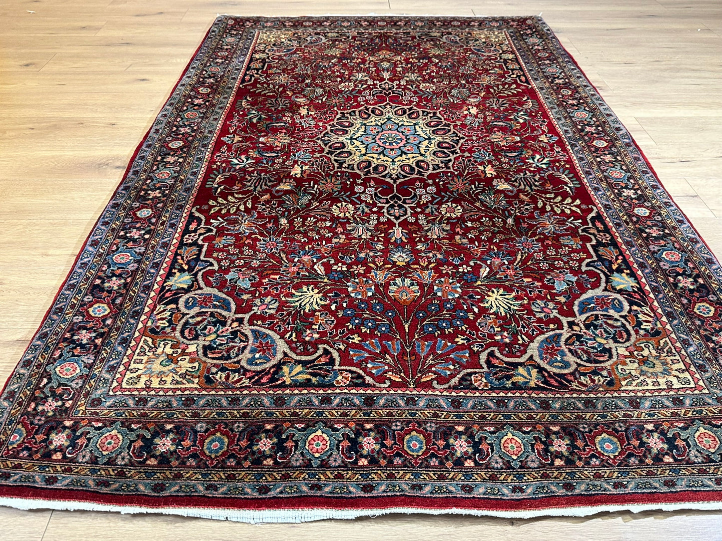 Semi Antik Orientteppich handgeknüpft Bidjar 243x143 cm
