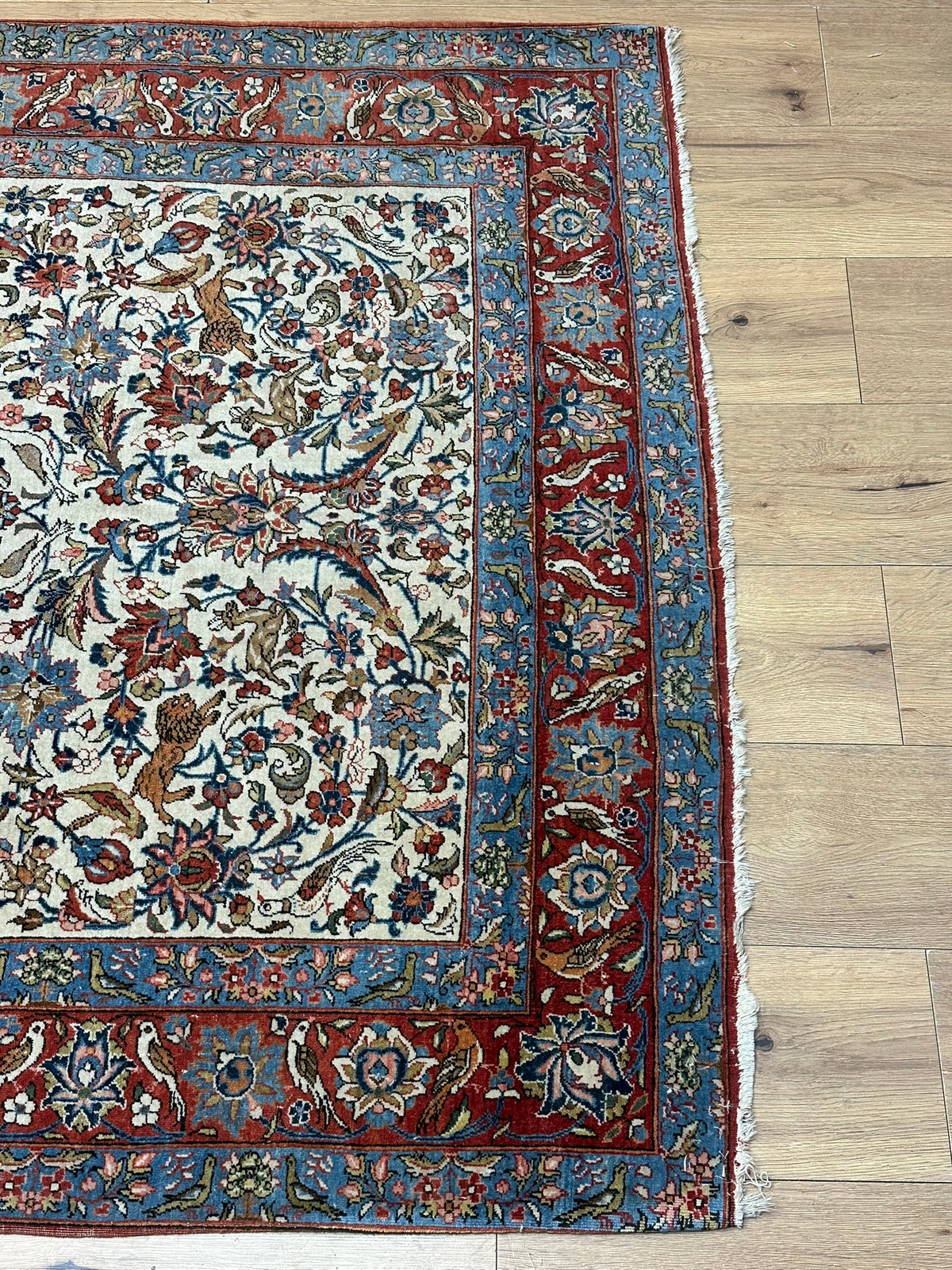 Orientteppich handgeknüpft Keschan 218x138 cm