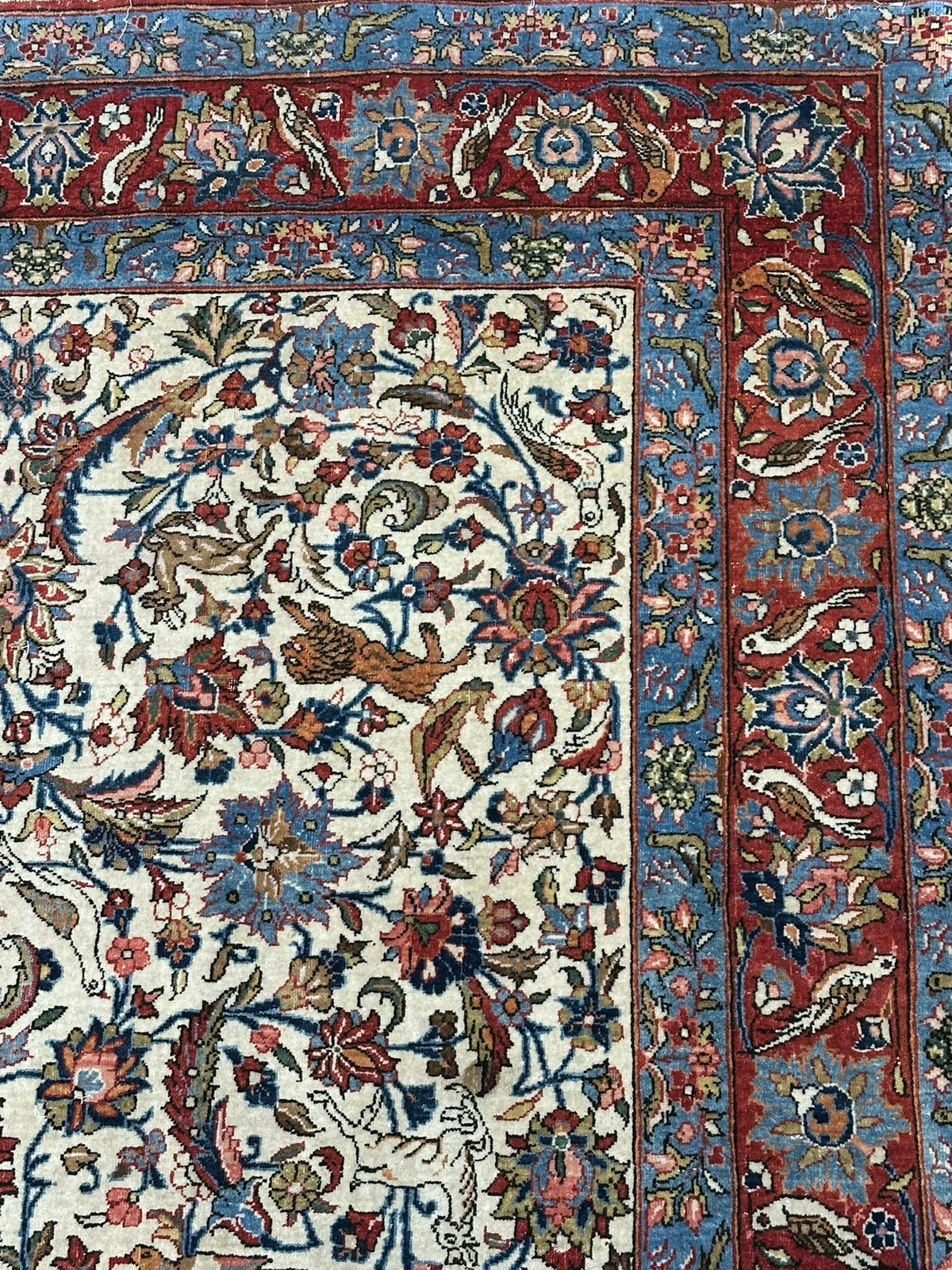 Orientteppich handgeknüpft Keschan 218x138 cm