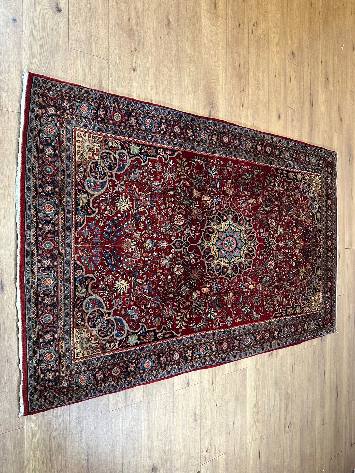 Semi Antik Orientteppich handgeknüpft Bidjar 243x143 cm