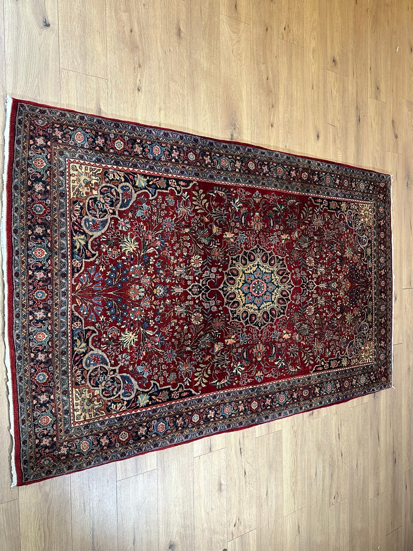 Semi Antik Orientteppich handgeknüpft Bidjar 243x143 cm