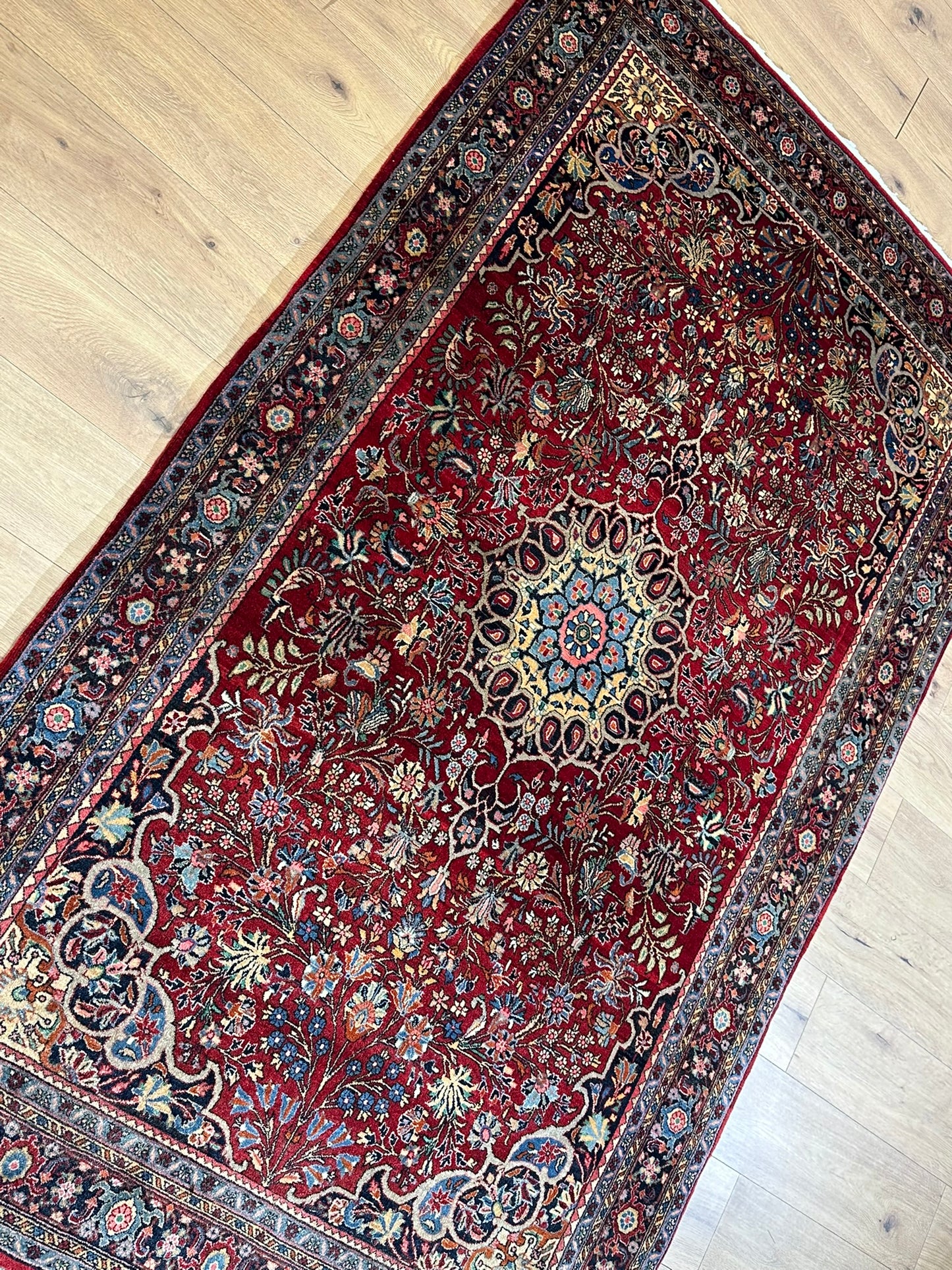 Semi Antik Orientteppich handgeknüpft Bidjar 243x143 cm