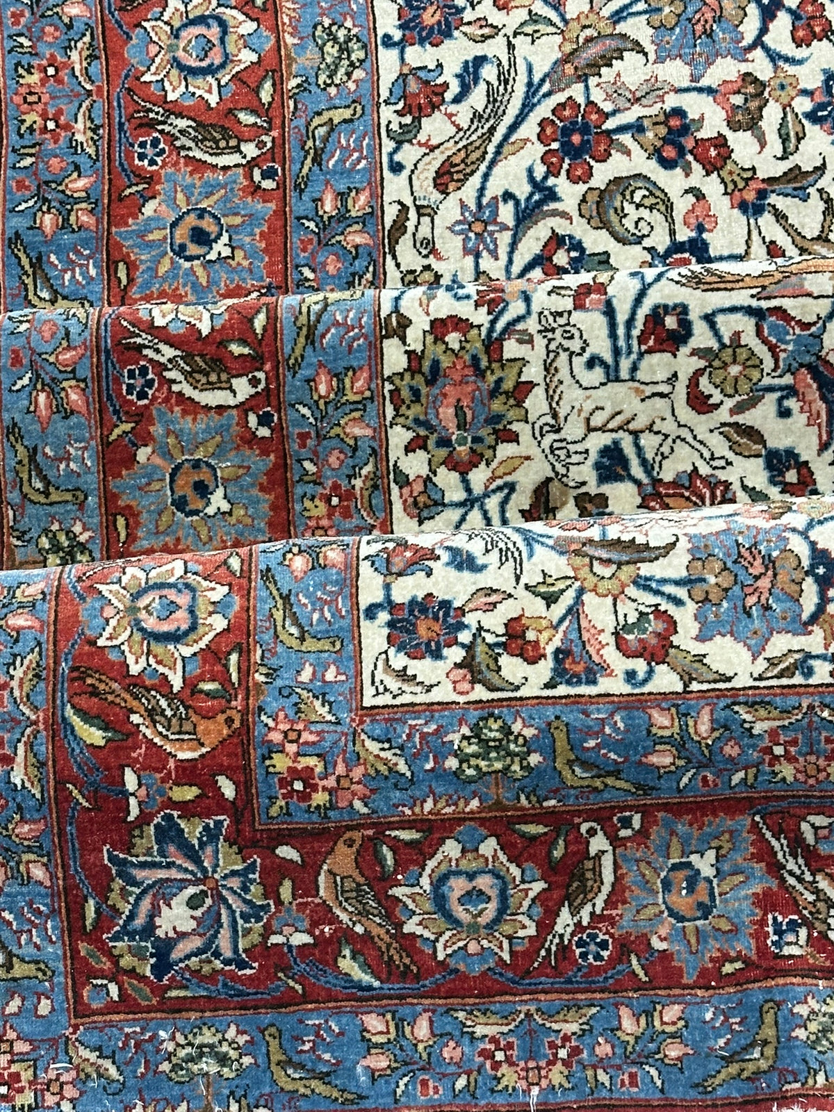 Orientteppich handgeknüpft Keschan 218x138 cm