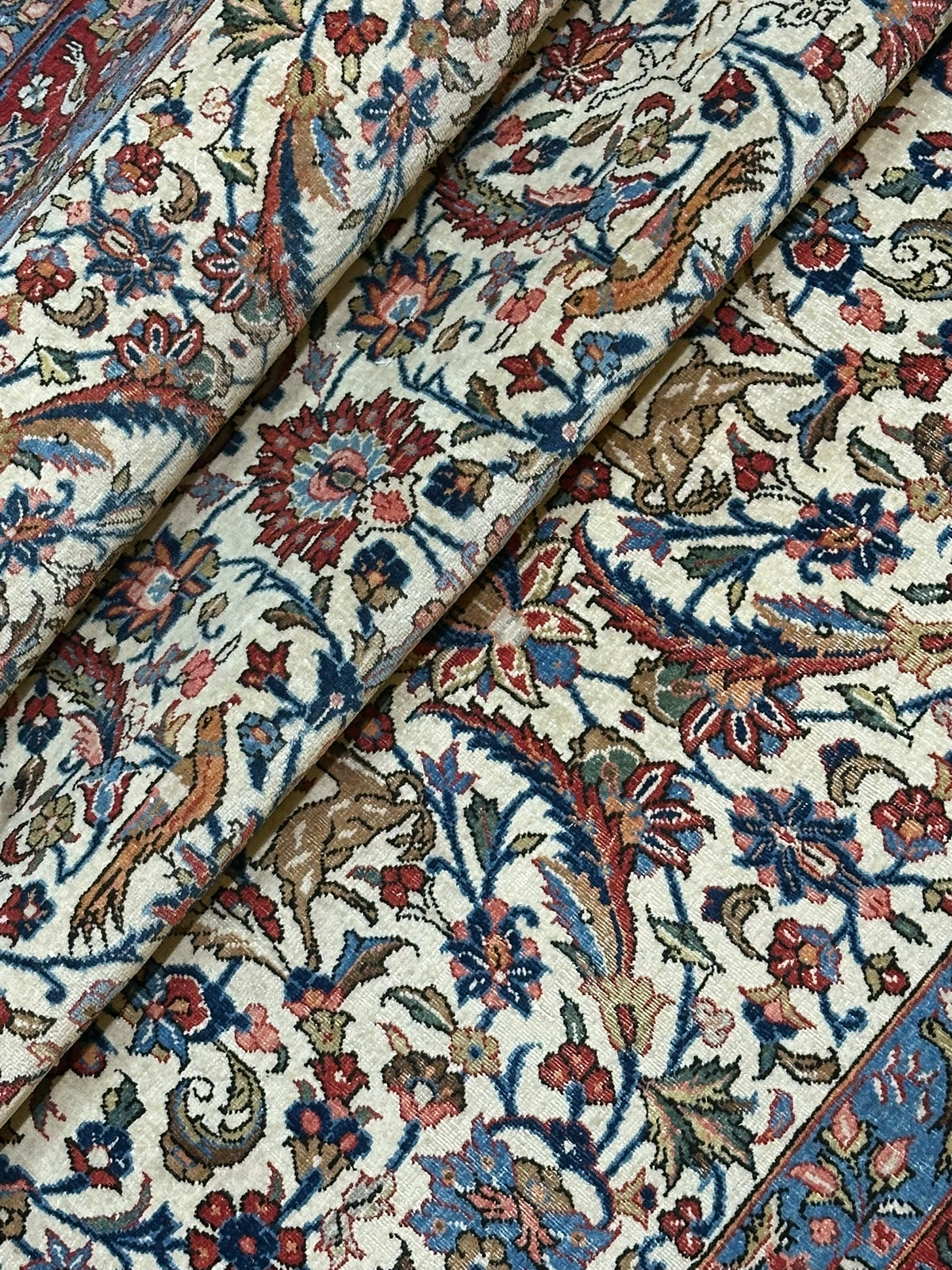 Orientteppich handgeknüpft Keschan 218x138 cm