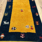 Orientteppich handgeknüpft Indian Gabbeh Top 125x60 cm