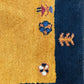 Orientteppich handgeknüpft Indian Gabbeh Top 125x60 cm