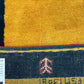 Orientteppich handgeknüpft Indian Gabbeh Top 125x60 cm