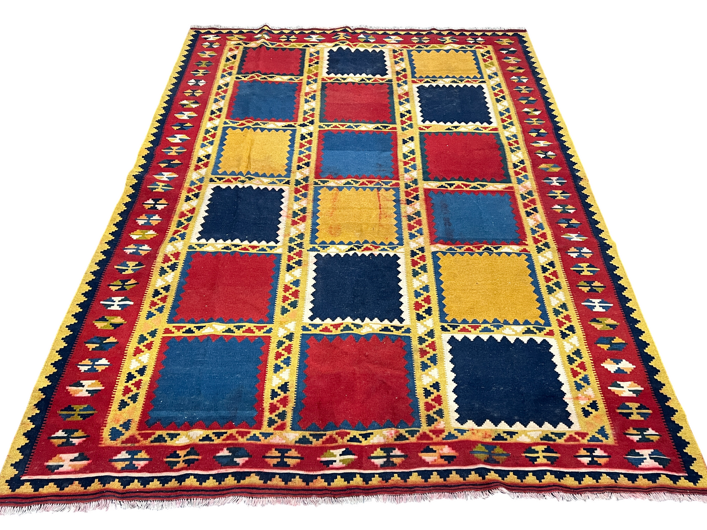 Antiker handgeknüpfter  Bachtiar Muster naturfarben 290x210 cm