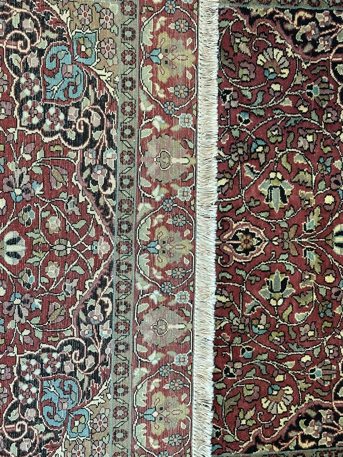 Orientteppich handgeknüpft Kaschmir Seide Ghom 170x108 cm