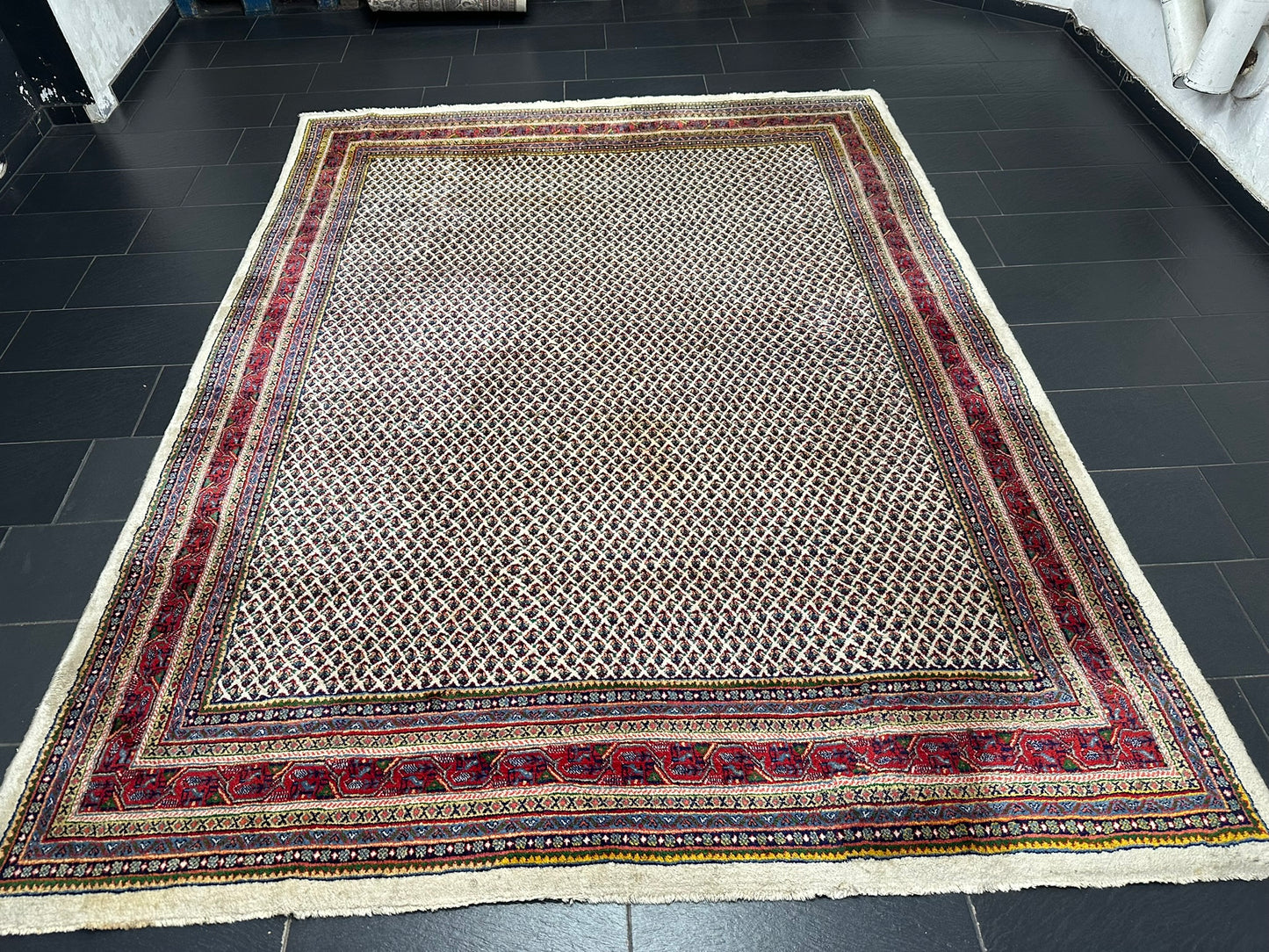 Orientteppich handgeknüpft Sarough Mir 320x252 cm