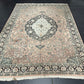 Orientteppich handgeknüpft Kaschmir Ghom Seide 310x210 cm