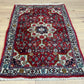 Orientteppich handgeknüpft Bidjar Rosenmuster 108x70 cm
