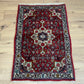 Orientteppich handgeknüpft Bidjar Rosenmuster 108x70 cm