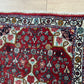 Orientteppich handgeknüpft Bidjar Rosenmuster 108x70 cm