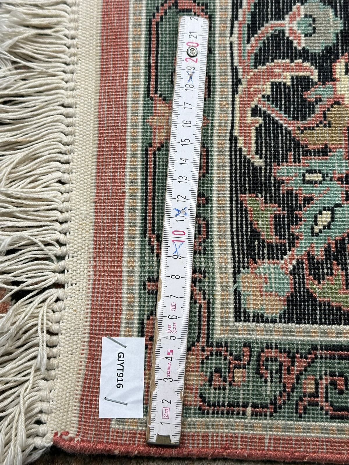 Orientteppich handgeknüpft Kaschmir Ghom Seide 310x210 cm