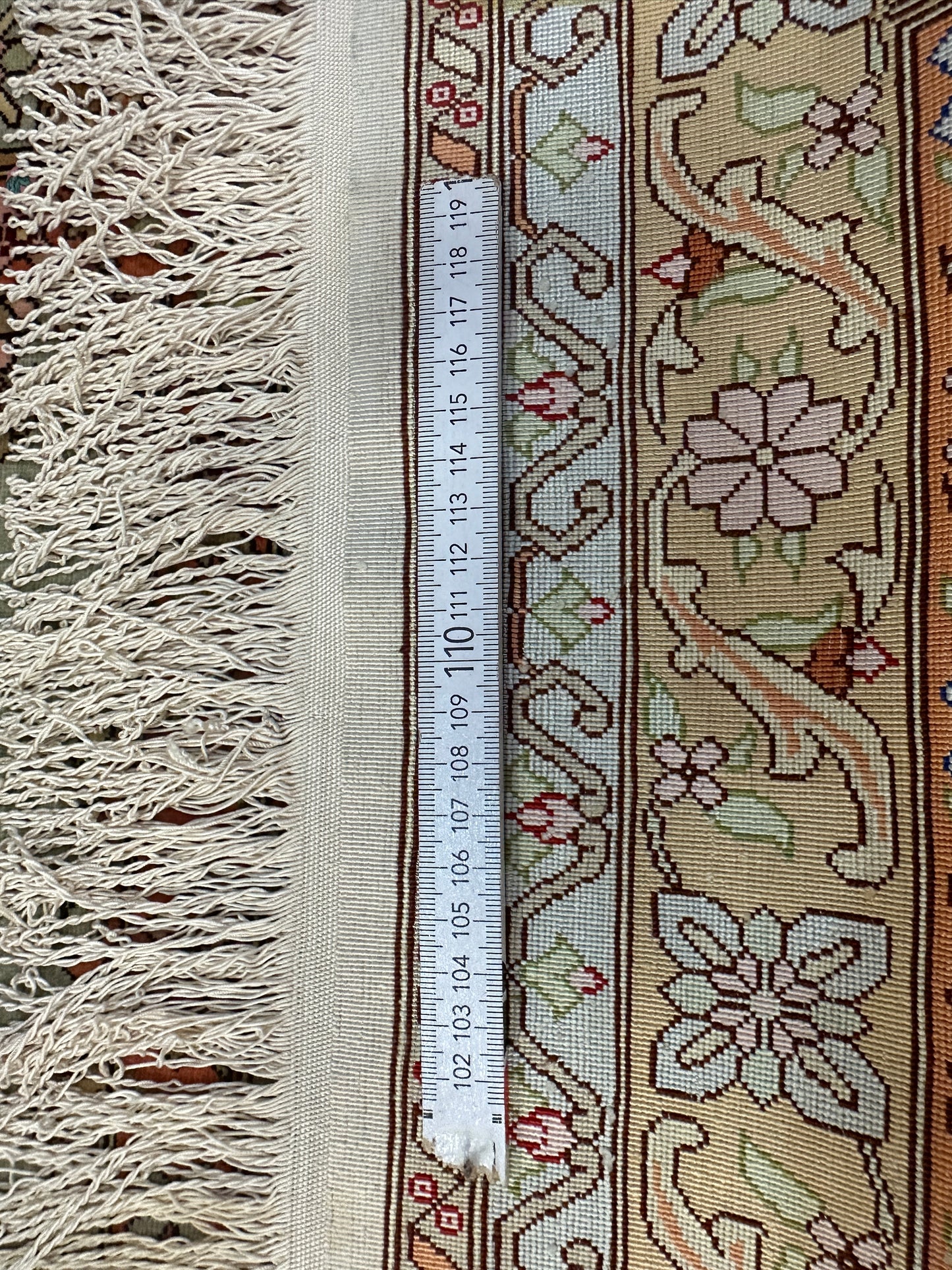 Handgeknüpfter Orientteppich - Hereke Seidenteppich 55x90 cm