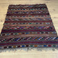 Antik Orientteppich handgeknüpft Kelim Kazak Naturfarben 145x105 cm