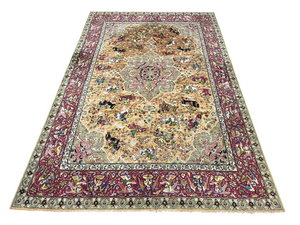 Antik Orientteppich handgeknüpft Tetex  Deutschland  um 1900 357x255 cm
