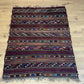 Antik Orientteppich handgeknüpft Kelim Kazak Naturfarben 145x105 cm