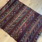 Antik Orientteppich handgeknüpft Kelim Kazak Naturfarben 145x105 cm