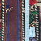 Antik Orientteppich handgeknüpft Kelim Kazak Naturfarben 145x105 cm