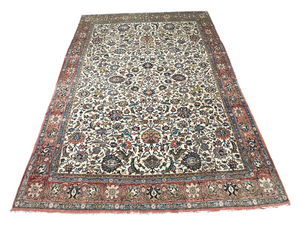 Orientteppich handgeknüpft Ghom Korkwolle 330x225 cm
