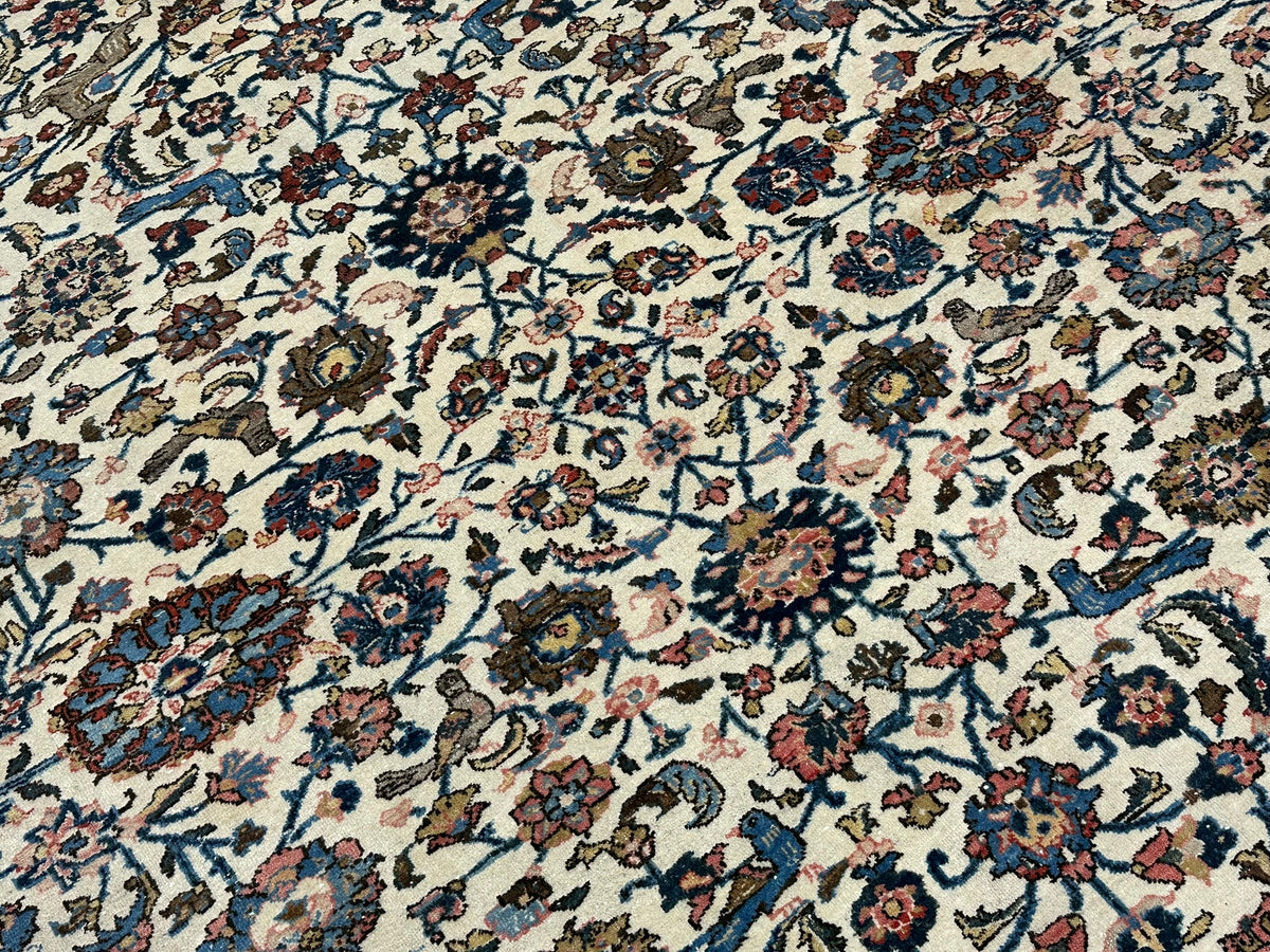 Orientteppich handgeknüpft Ghom Korkwolle 330x225 cm