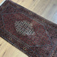 Orientteppich handgeknüpft Bidjar Läufer 136x70 cm