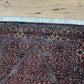 Orientteppich handgeknüpft Bidjar Läufer 136x70 cm