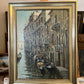 Orielo Romanello (XX) Ölgemälde Venedig 1979 Kanalszene 45x36cm