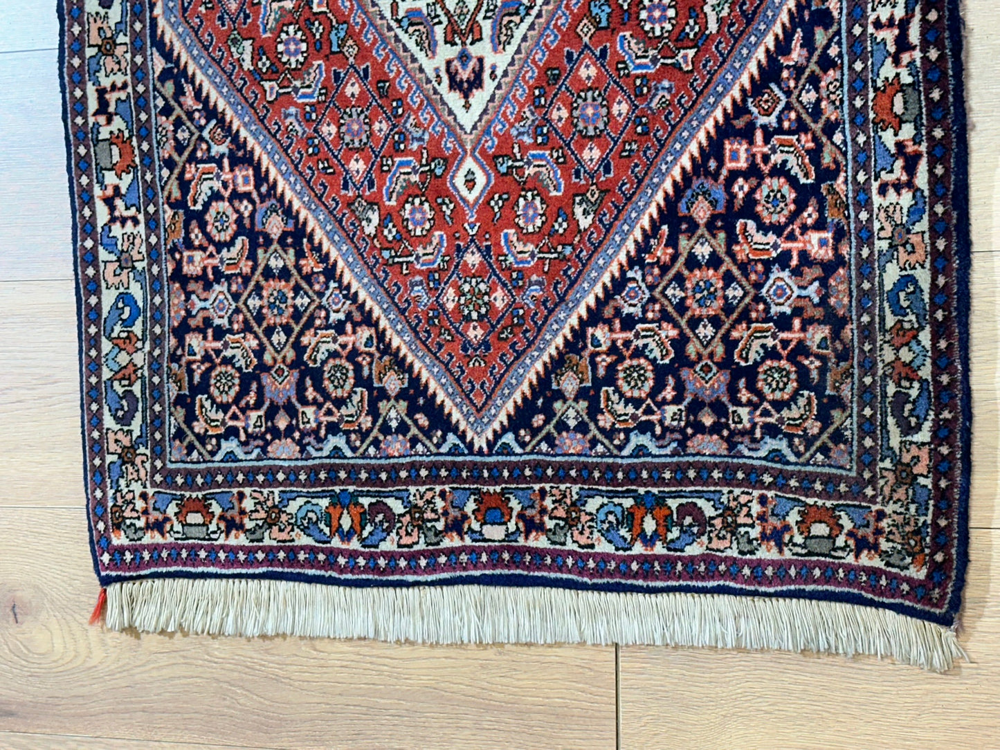 Orientteppich handgeknüpft Bidjar 98x74 cm
