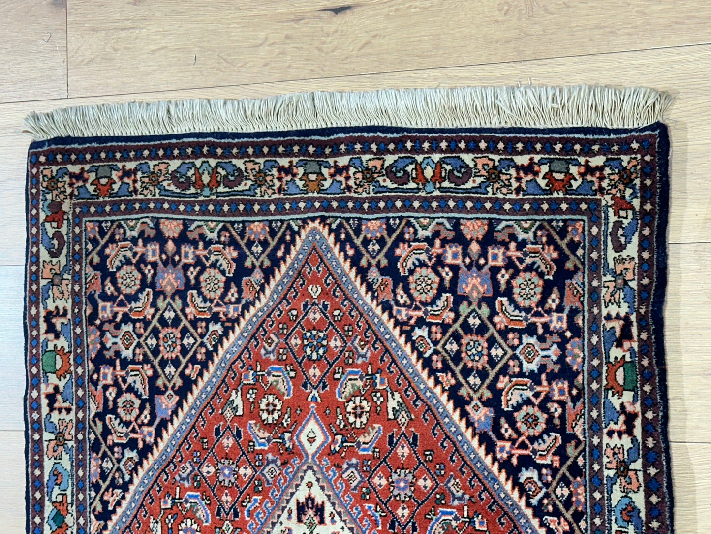 Orientteppich handgeknüpft Bidjar 98x74 cm