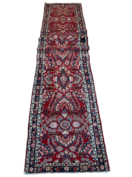 Orientteppich handgeknüpft Sarough Läufer 512x85 cm