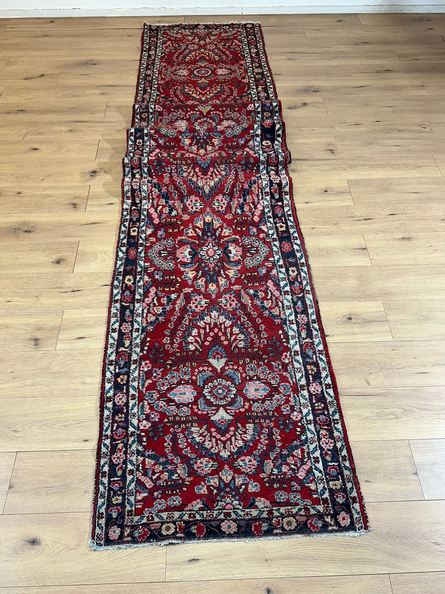 Orientteppich handgeknüpft Sarough Läufer 512x85 cm
