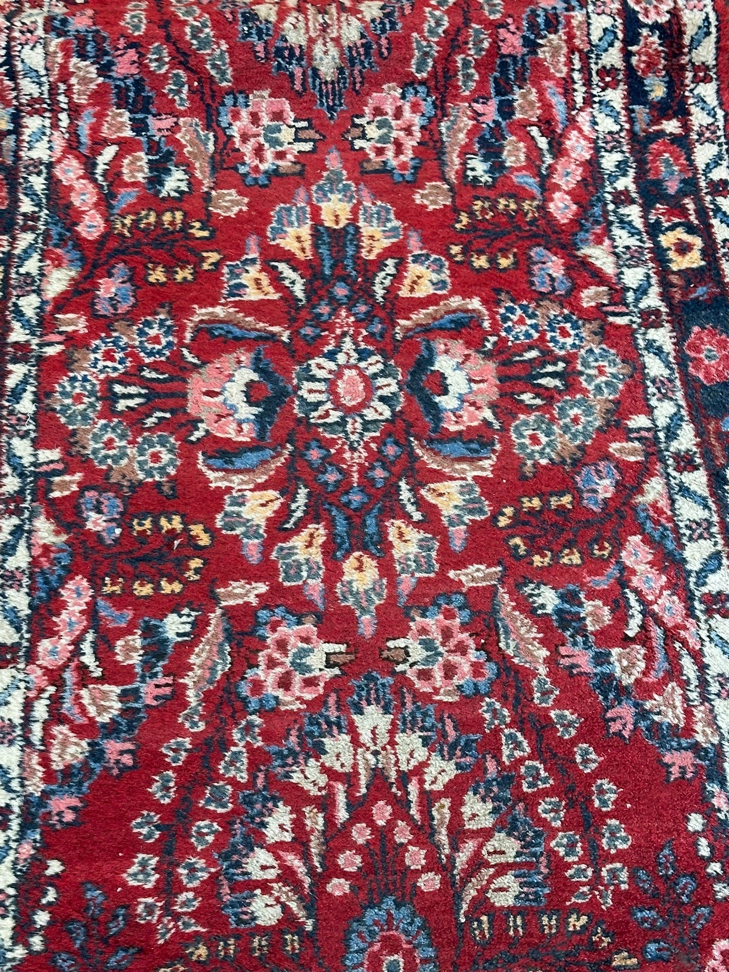 Orientteppich handgeknüpft Sarough Läufer 512x85 cm