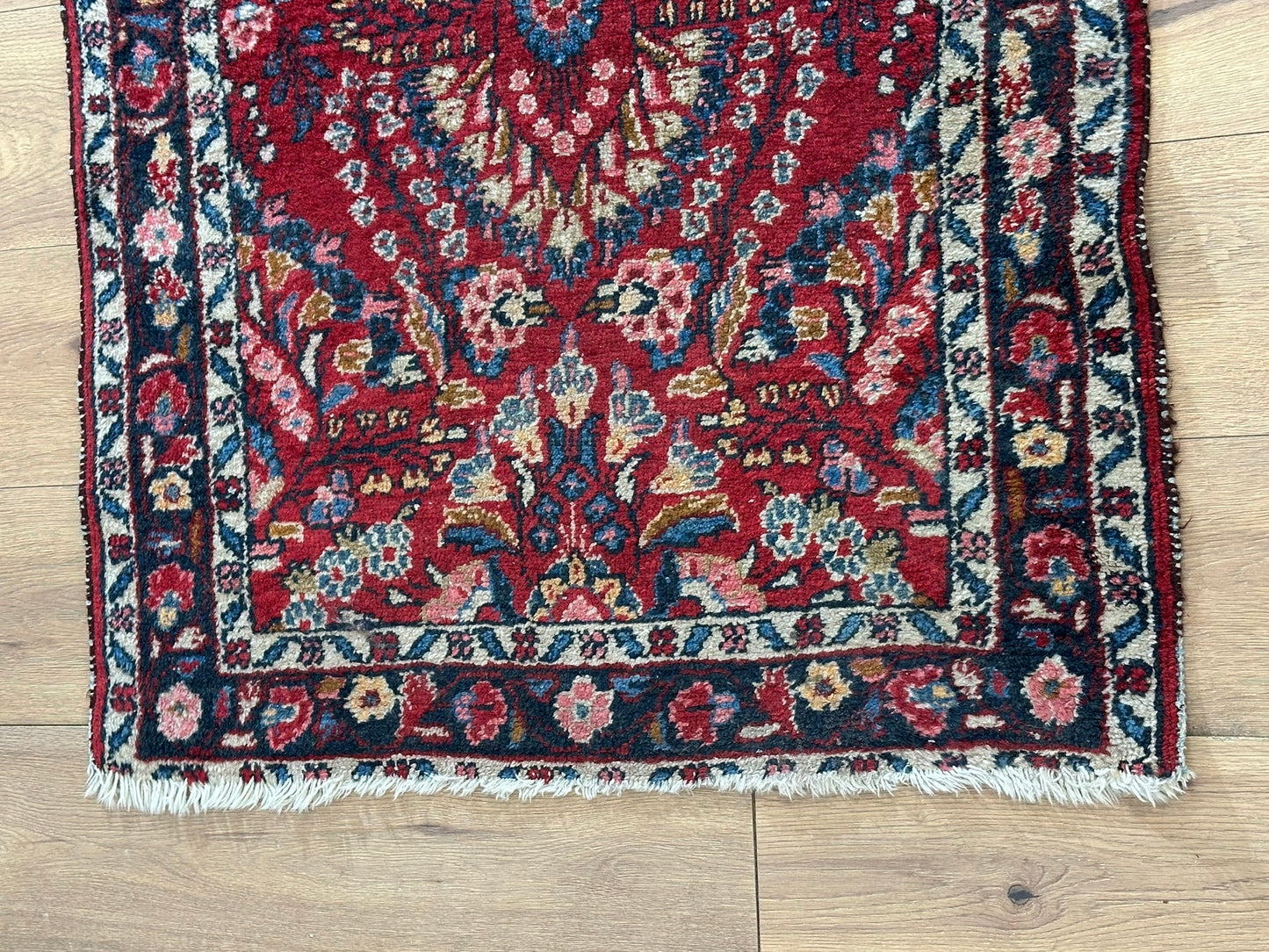 Orientteppich handgeknüpft Sarough Läufer 512x85 cm