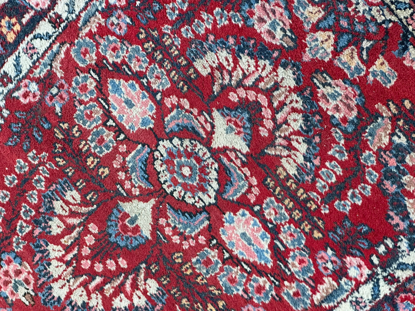 Orientteppich handgeknüpft Sarough Läufer 512x85 cm