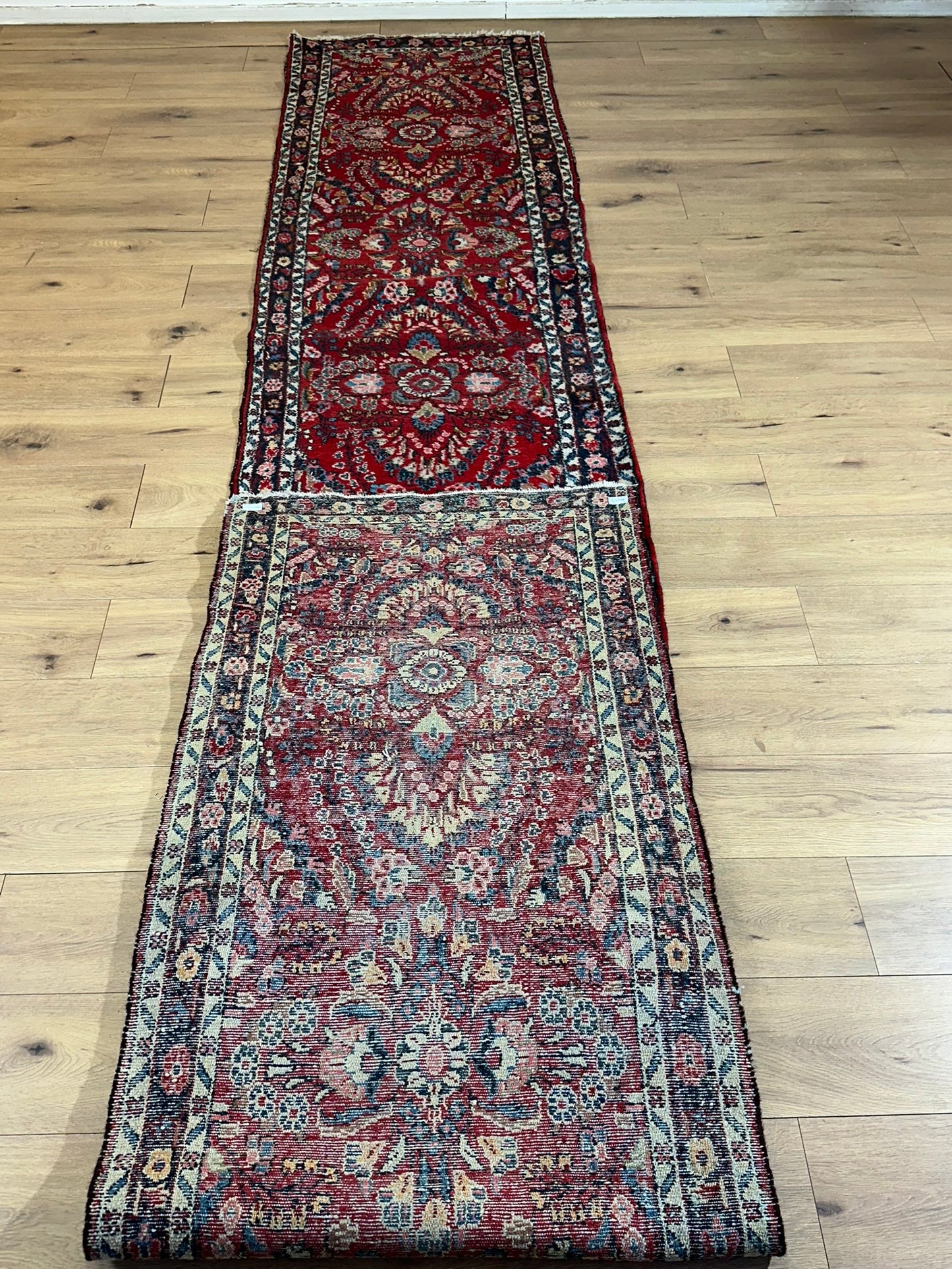 Orientteppich handgeknüpft Sarough Läufer 512x85 cm