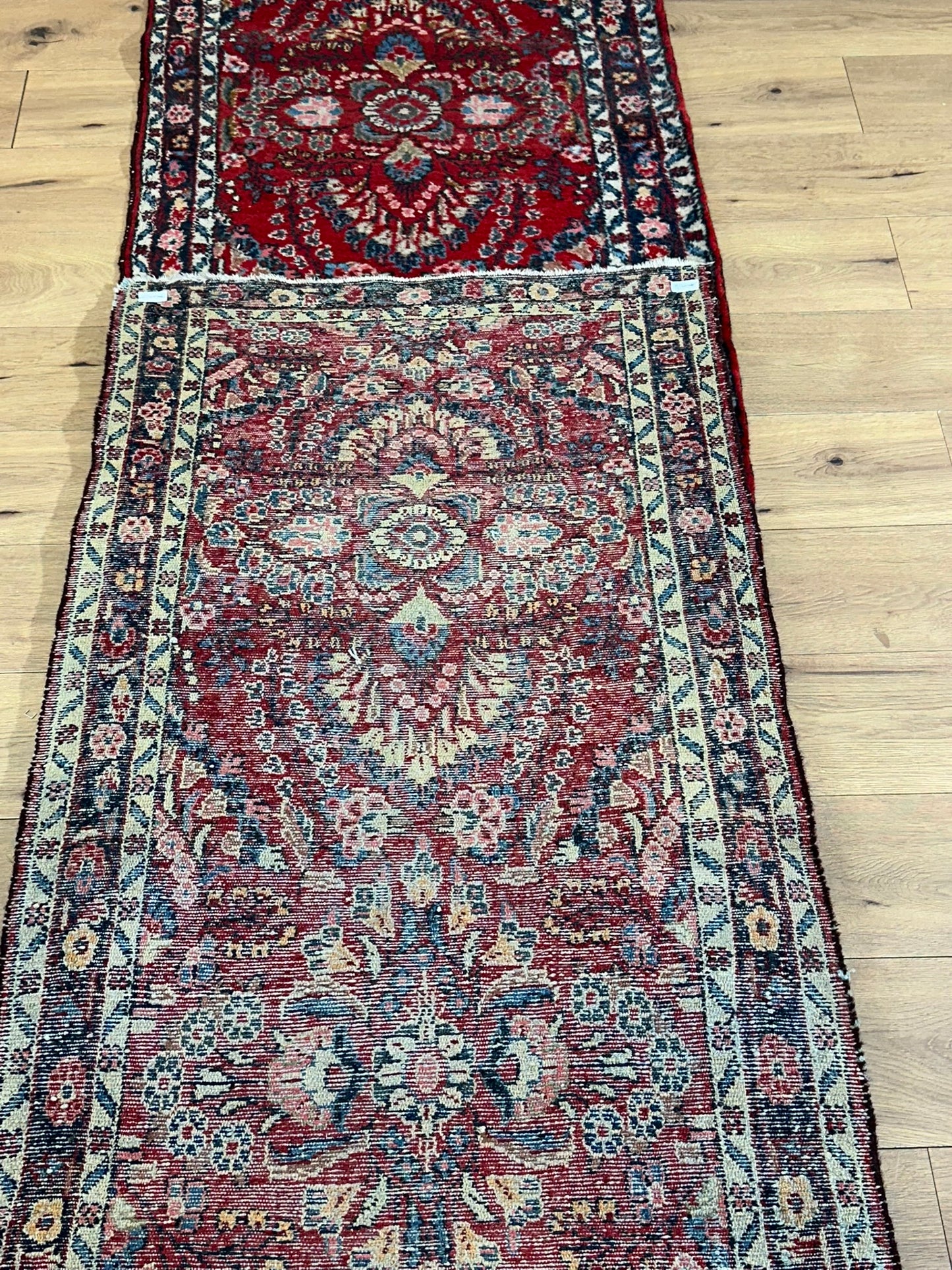 Orientteppich handgeknüpft Sarough Läufer 512x85 cm
