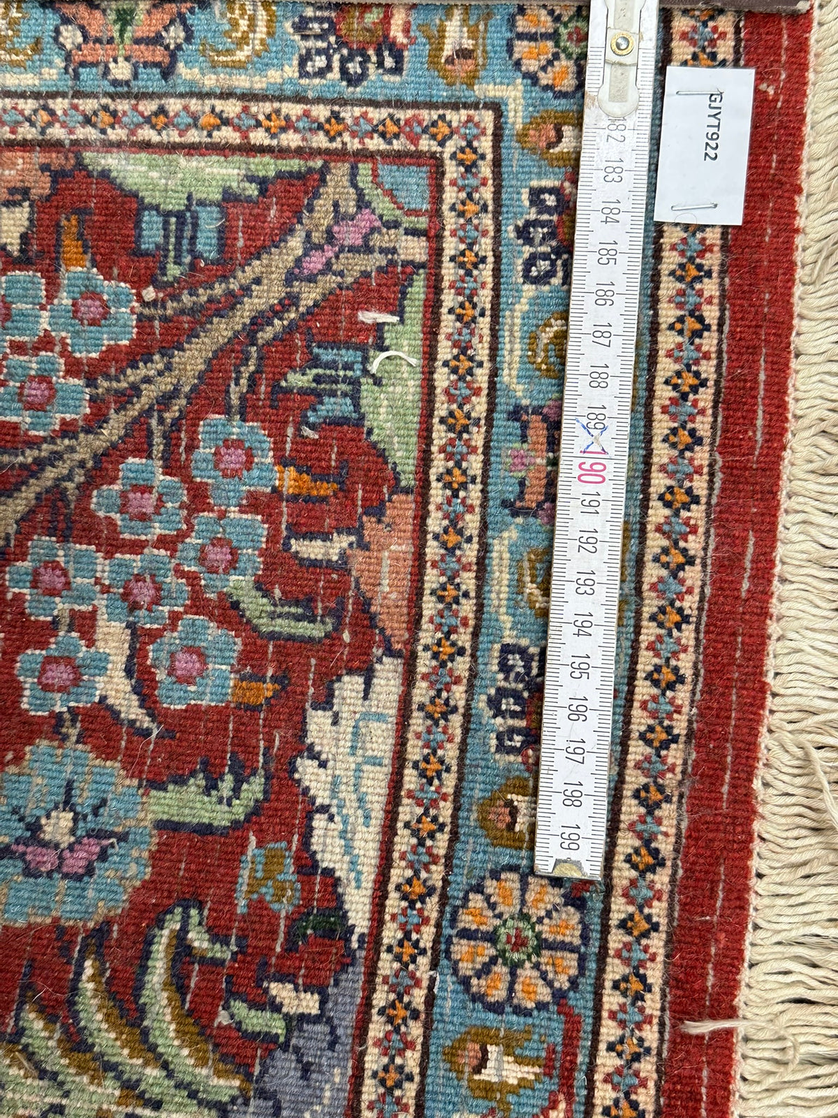 Orientteppich handgeknüpft Ghom Felder 300x200 cm