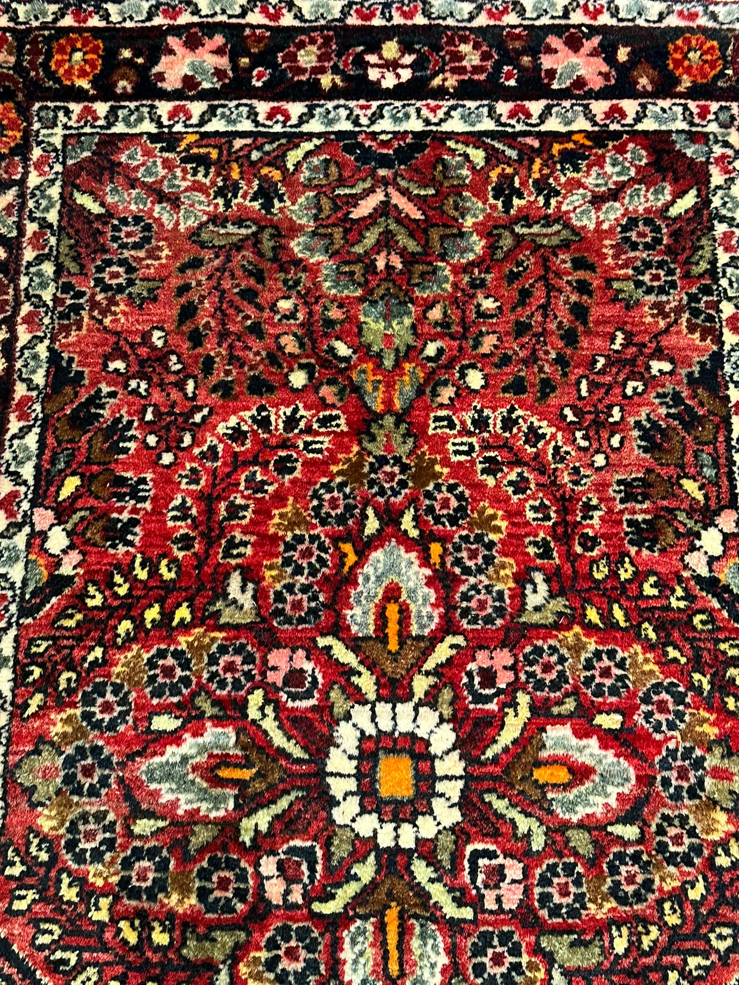 Orientteppich handgeknüpft Sarough Läufer 780x80 cm