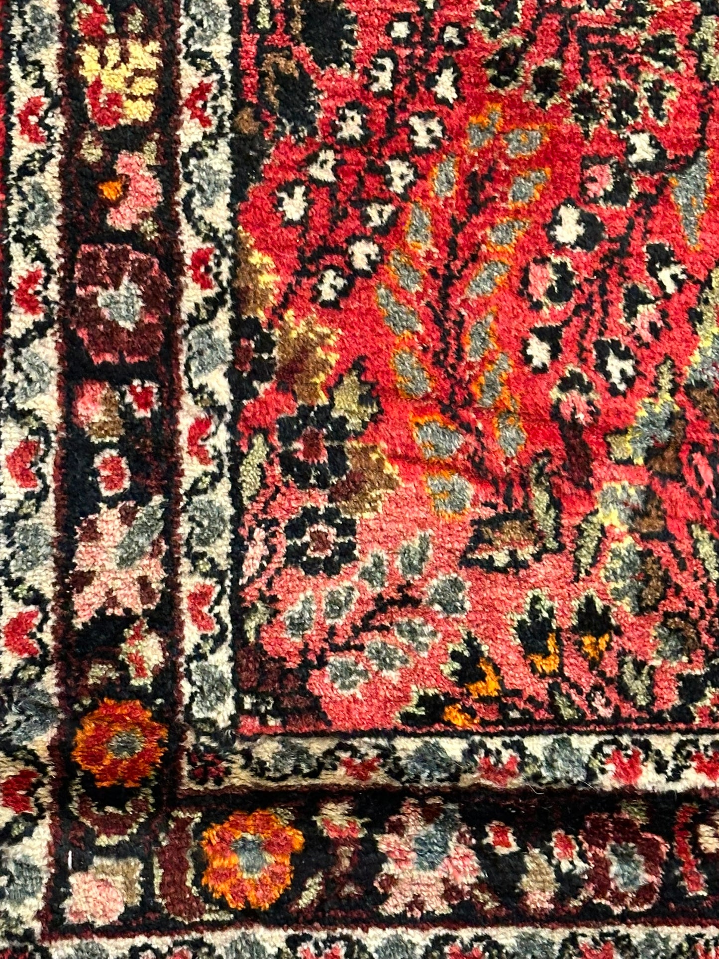 Orientteppich handgeknüpft Sarough Läufer 780x80 cm
