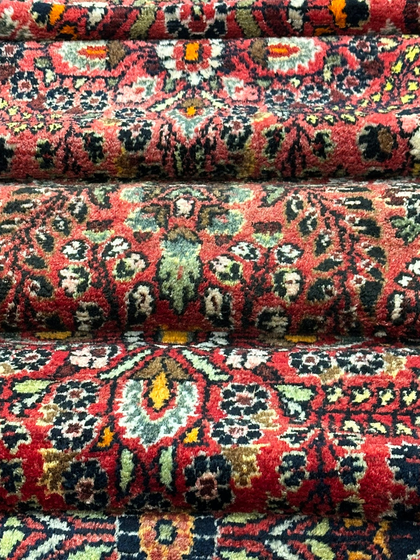 Orientteppich handgeknüpft Sarough Läufer 780x80 cm